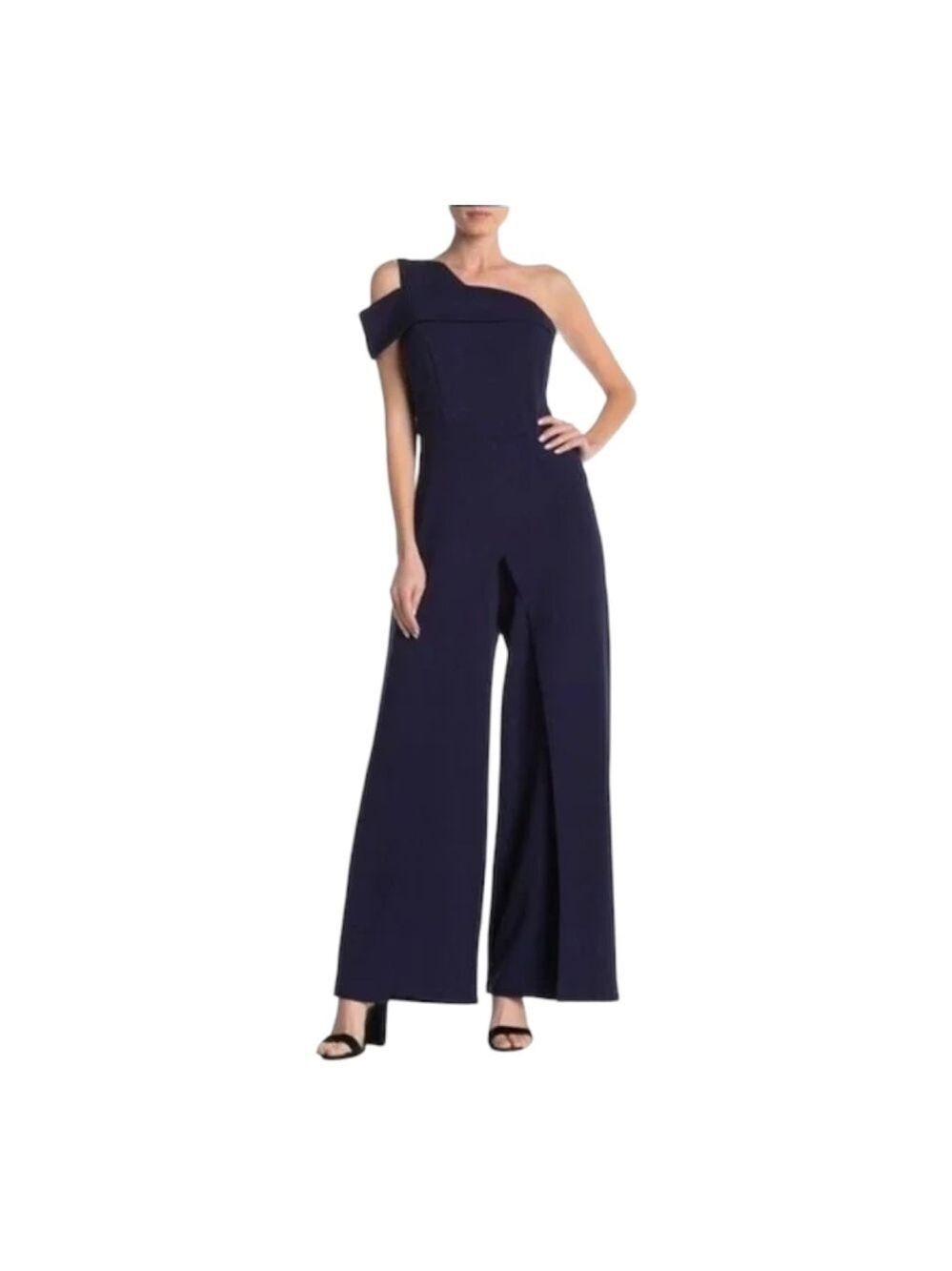 𝅺marina Women’s Detailed Jumpsuit - navy blue
